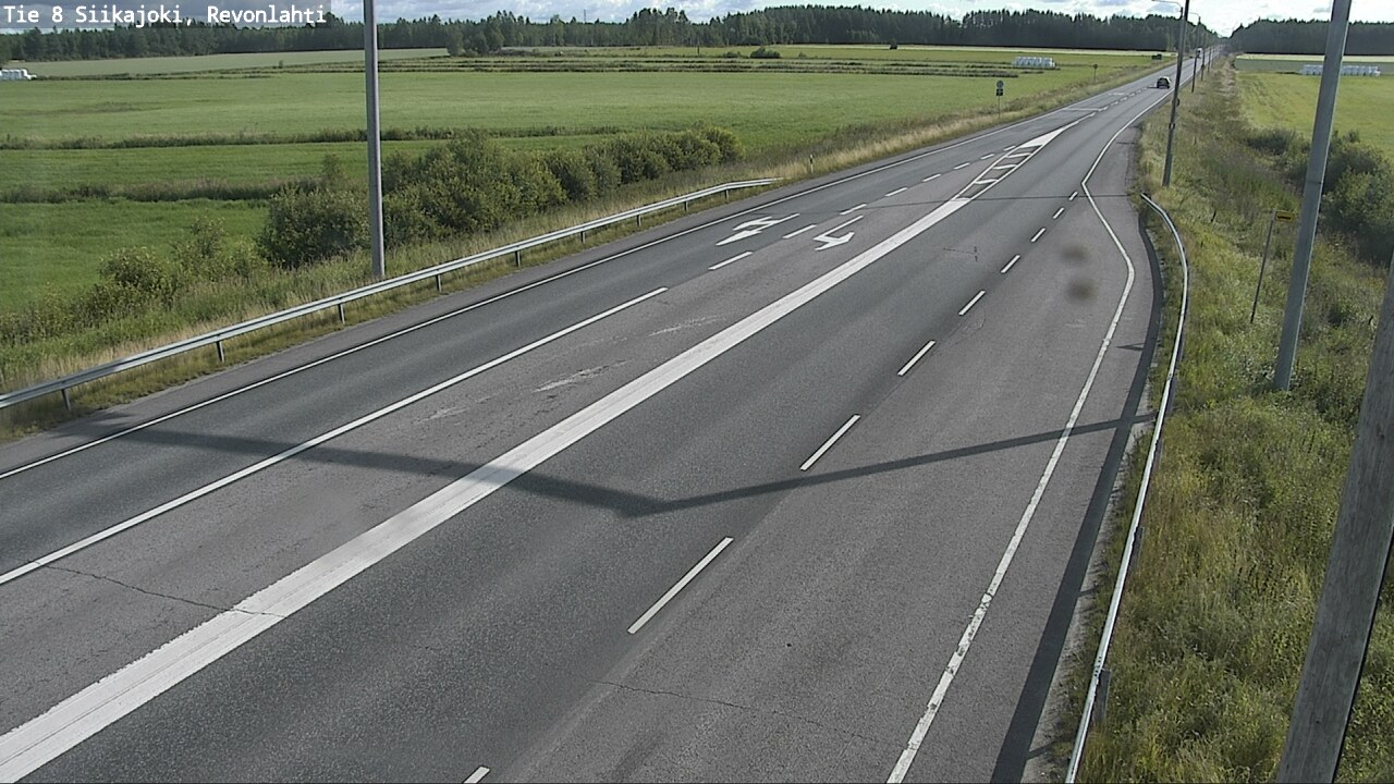 Weather Camera Image Väg 8 Siikajoki, Revolax, Siikajoki, Pohjois-Pohjanmaa