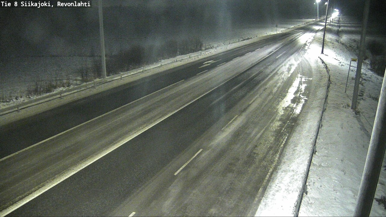 Weather Camera Image Väg 8 Siikajoki, Revolax, Siikajoki, Pohjois-Pohjanmaa
