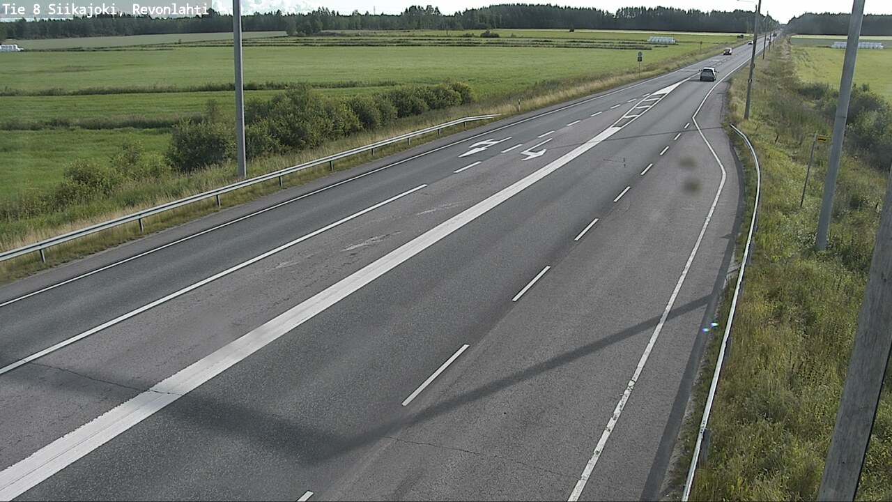 Weather Camera Image Väg 8 Siikajoki, Revolax, Siikajoki, Pohjois-Pohjanmaa