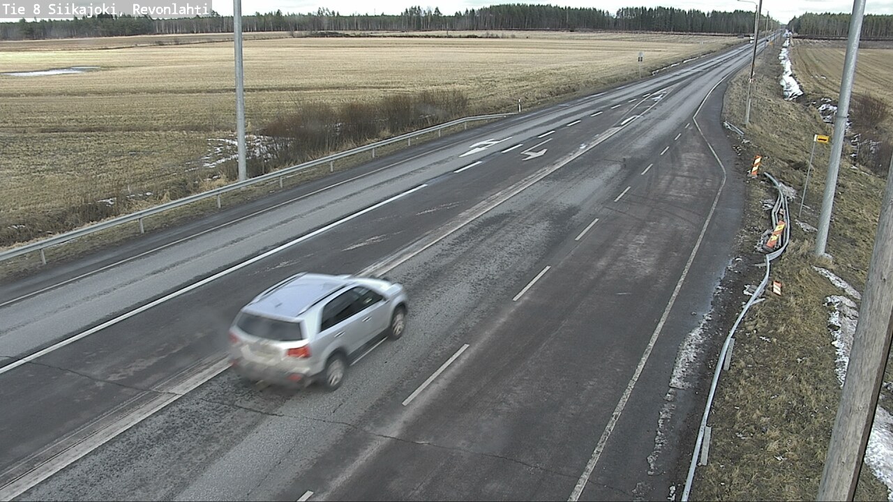 Kelikamerat Kuva Tie 8 Siikajoki, Revonlahti, Siikajoki, Pohjois-Pohjanmaa