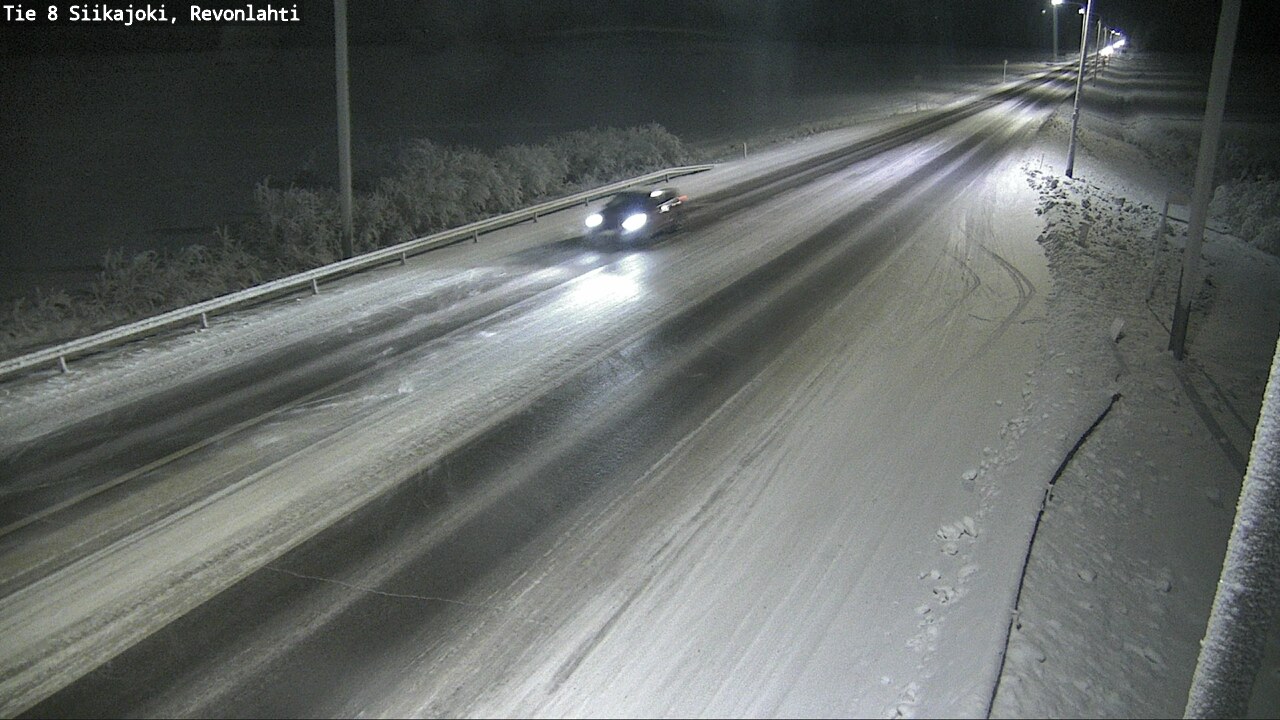 Weather Camera Image Road 8 Siikajoki, Revonlahti, Siikajoki, Pohjois-Pohjanmaa