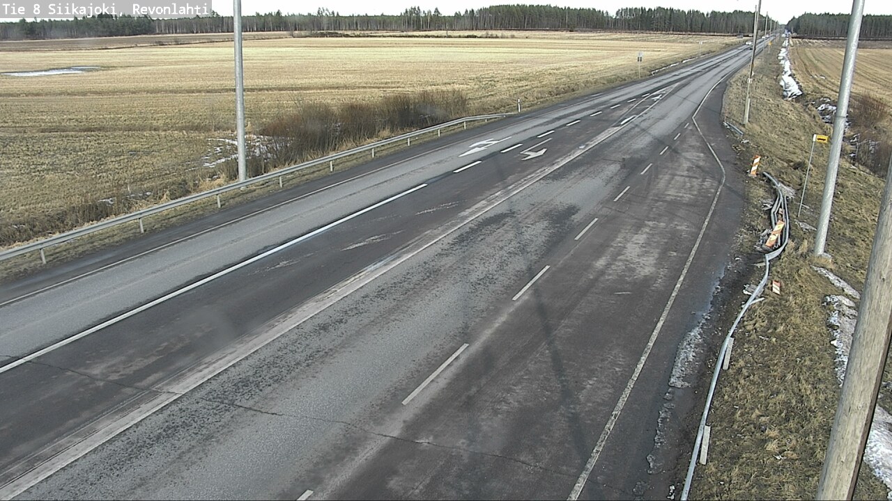 Kelikamerat Kuva Tie 8 Siikajoki, Revonlahti, Siikajoki, Pohjois-Pohjanmaa