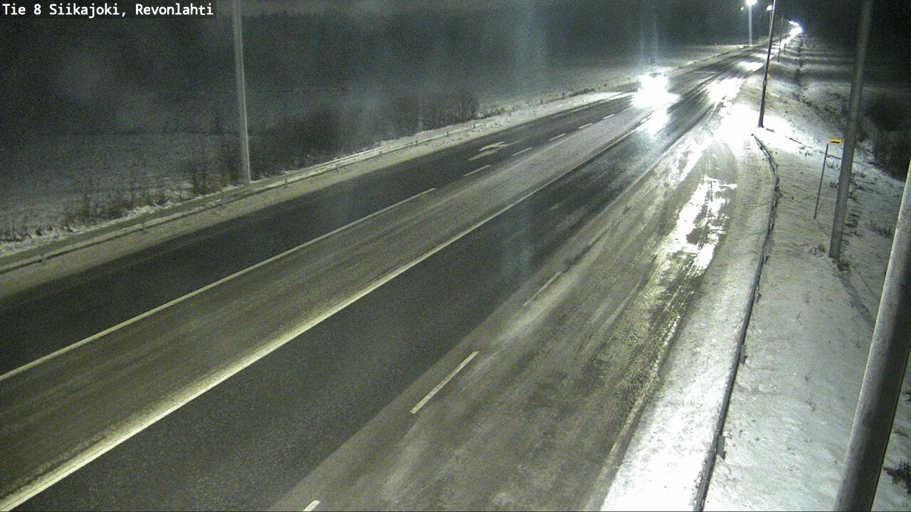 Weather Camera Image Väg 8 Siikajoki, Revolax, Siikajoki, Pohjois-Pohjanmaa