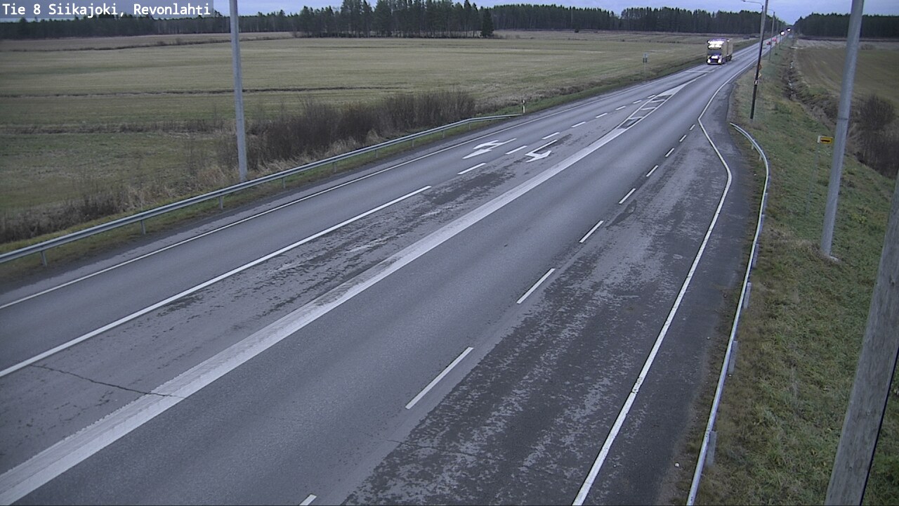 Kelikamerat Kuva Tie 8 Siikajoki, Revonlahti, Siikajoki, Pohjois-Pohjanmaa