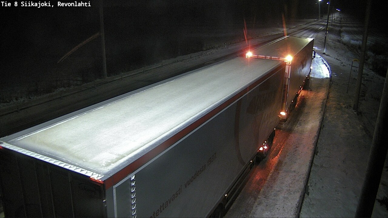 Weather Camera Image Road 8 Siikajoki, Revonlahti, Siikajoki, Pohjois-Pohjanmaa