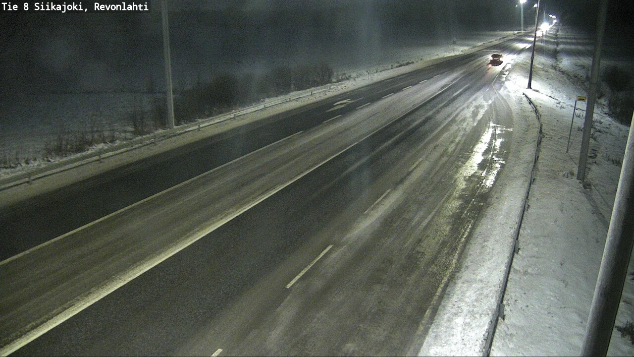 Weather Camera Image Väg 8 Siikajoki, Revolax, Siikajoki, Pohjois-Pohjanmaa