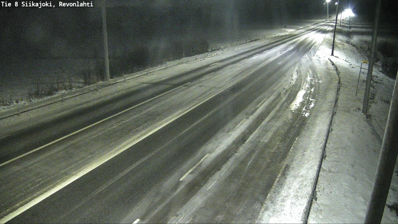 Weather Camera Image Road 8 Siikajoki, Revonlahti, Siikajoki, Pohjois-Pohjanmaa