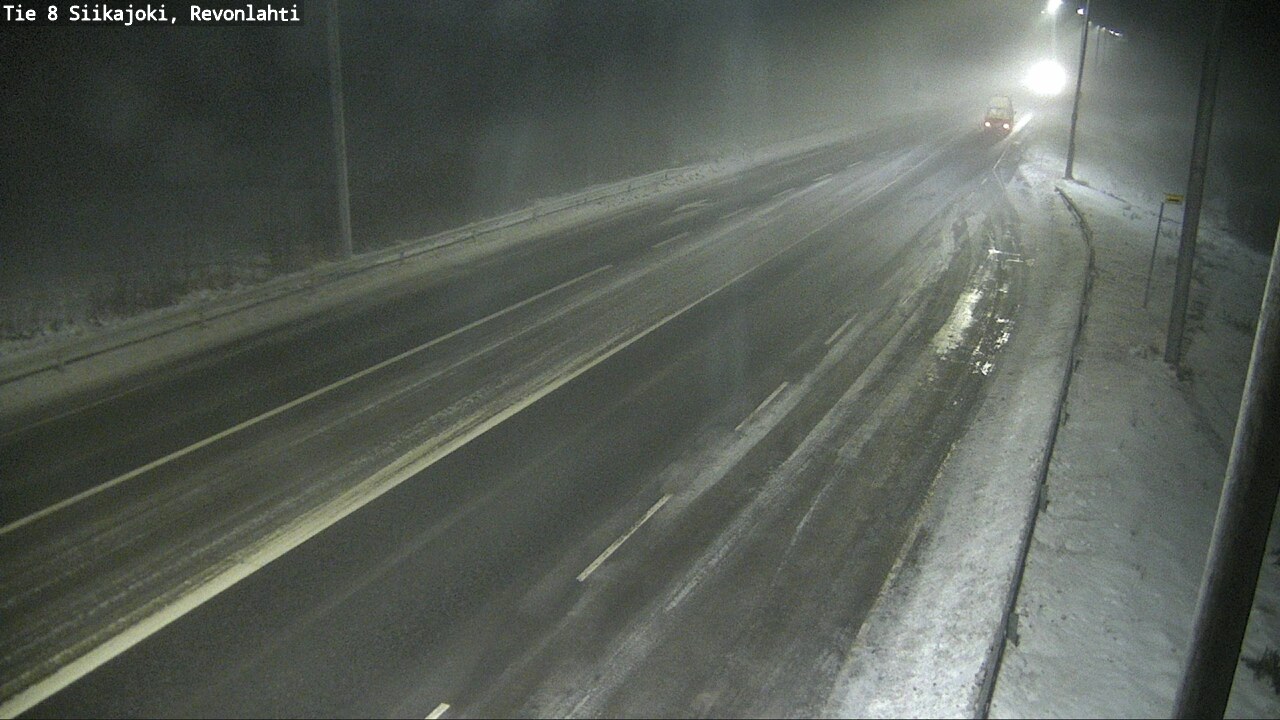 Weather Camera Image Road 8 Siikajoki, Revonlahti, Siikajoki, Pohjois-Pohjanmaa