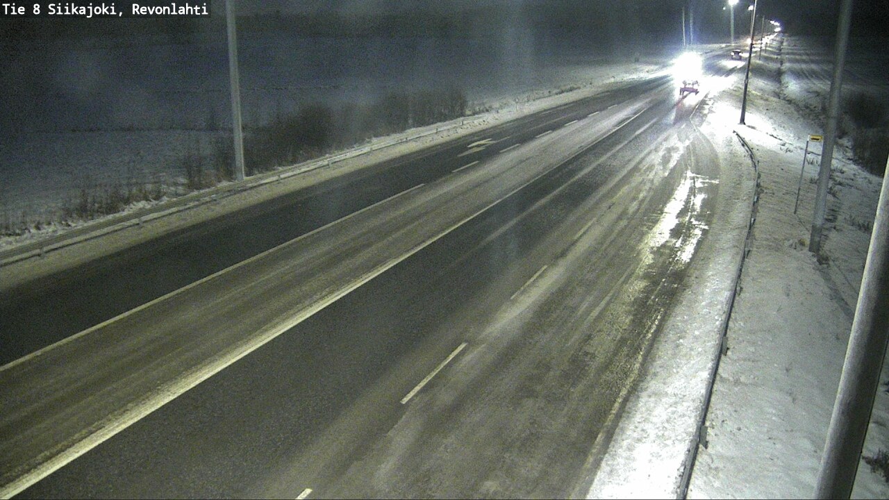 Weather Camera Image Väg 8 Siikajoki, Revolax, Siikajoki, Pohjois-Pohjanmaa