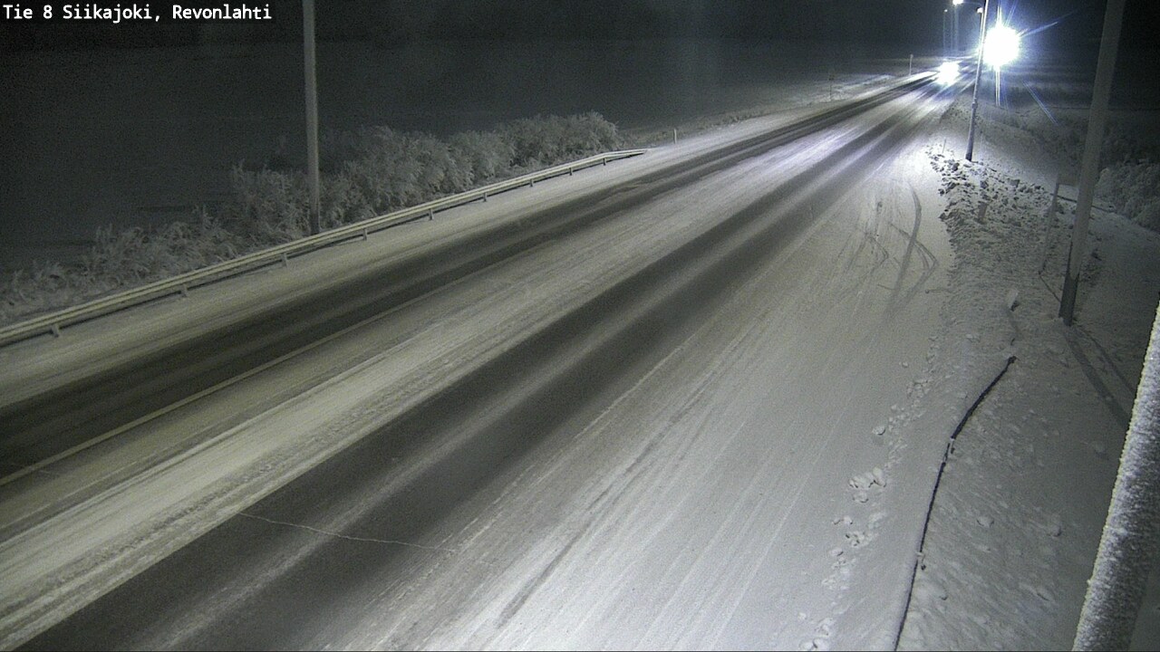 Weather Camera Image Road 8 Siikajoki, Revonlahti, Siikajoki, Pohjois-Pohjanmaa