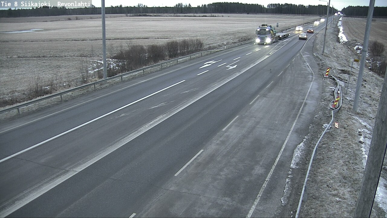 Kelikamerat Kuva Tie 8 Siikajoki, Revonlahti, Siikajoki, Pohjois-Pohjanmaa