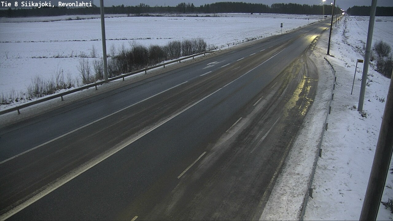 Weather Camera Image Väg 8 Siikajoki, Revolax, Siikajoki, Pohjois-Pohjanmaa