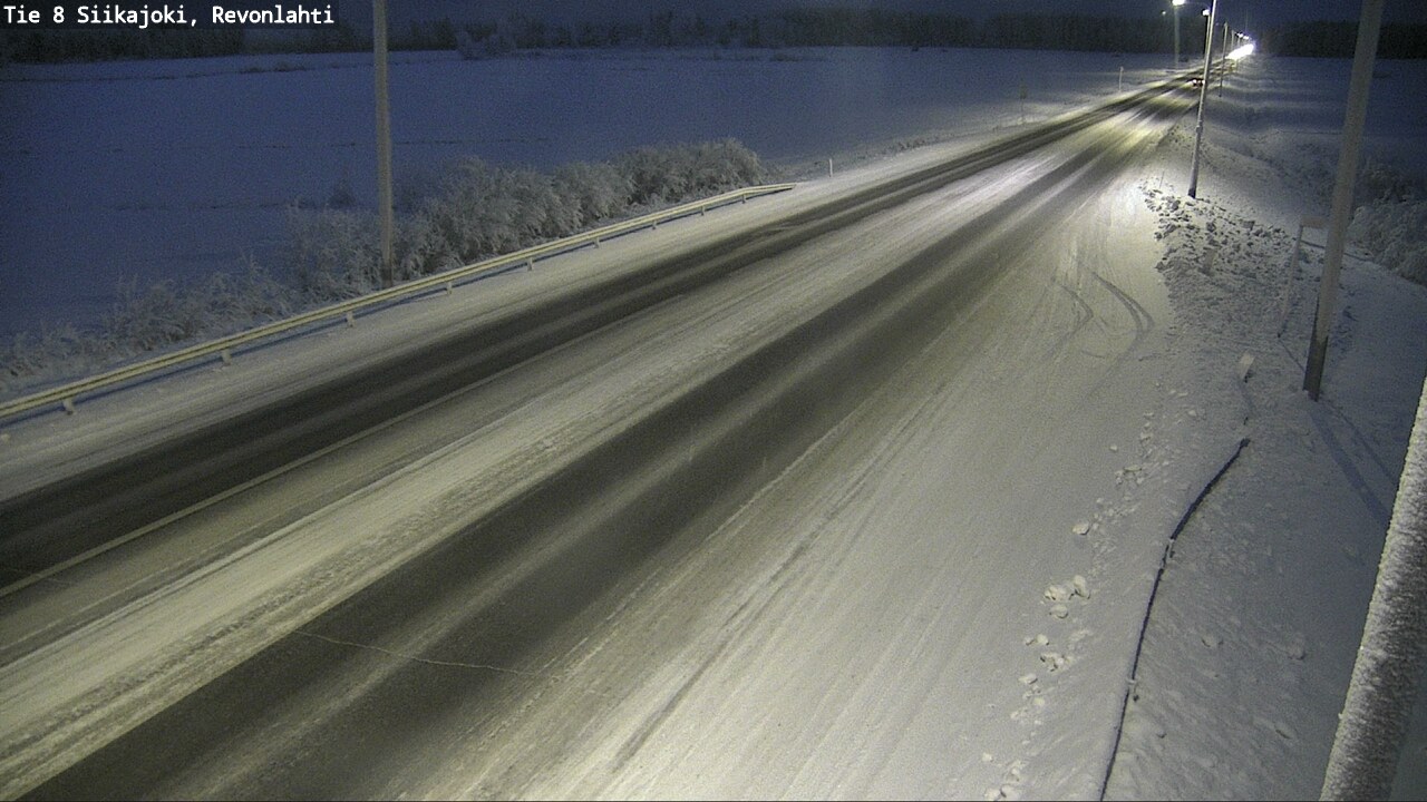 Weather Camera Image Road 8 Siikajoki, Revonlahti, Siikajoki, Pohjois-Pohjanmaa