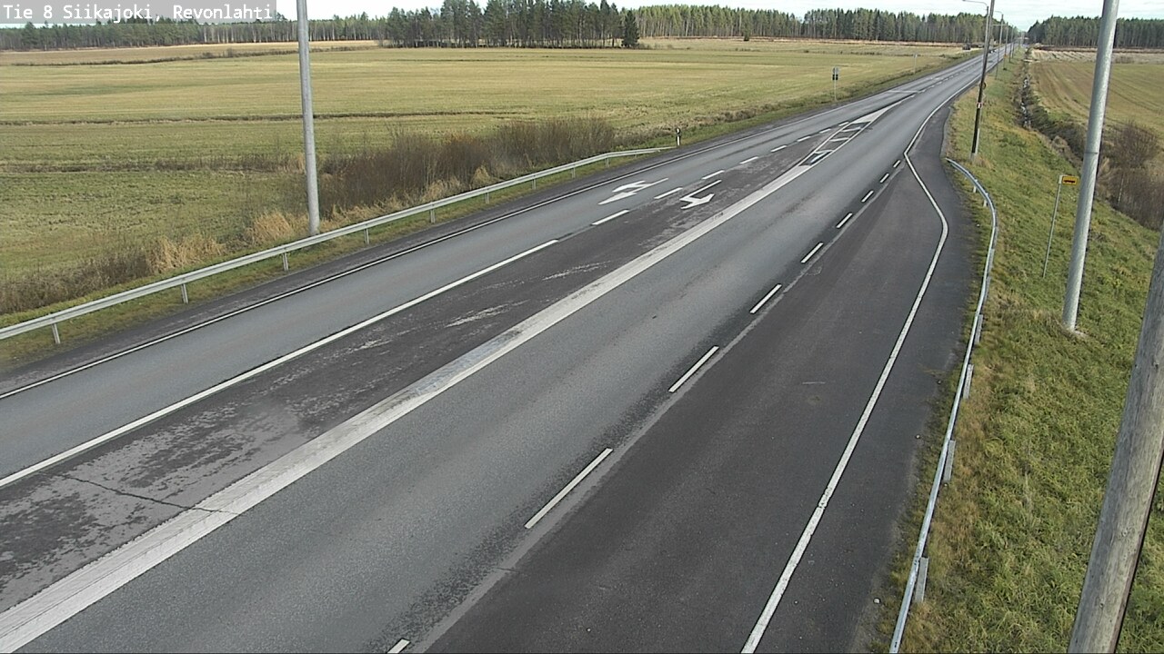 Kelikamerat Kuva Tie 8 Siikajoki, Revonlahti, Siikajoki, Pohjois-Pohjanmaa