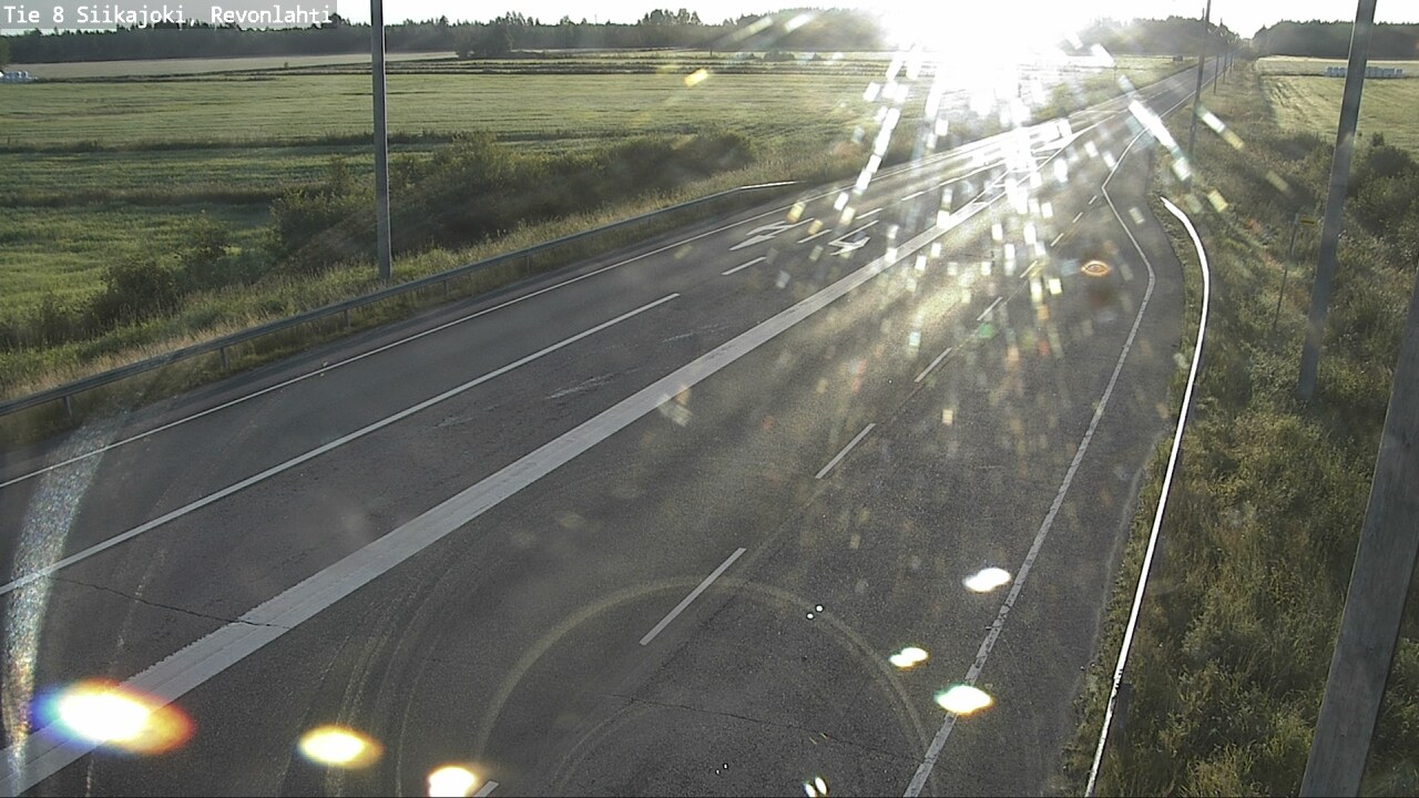 Weather Camera Image Väg 8 Siikajoki, Revolax, Siikajoki, Pohjois-Pohjanmaa