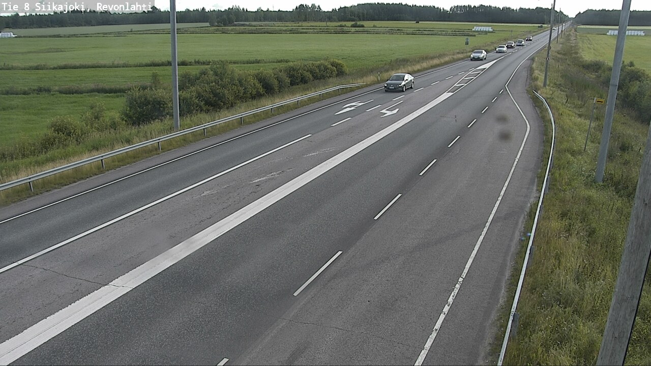 Weather Camera Image Väg 8 Siikajoki, Revolax, Siikajoki, Pohjois-Pohjanmaa