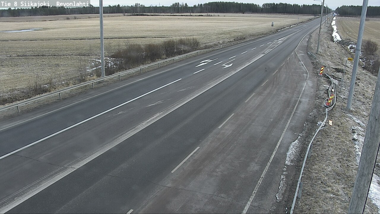 Kelikamerat Kuva Tie 8 Siikajoki, Revonlahti, Siikajoki, Pohjois-Pohjanmaa