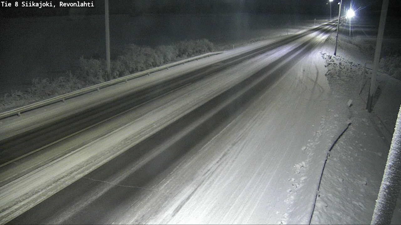 Weather Camera Image Väg 8 Siikajoki, Revolax, Siikajoki, Pohjois-Pohjanmaa