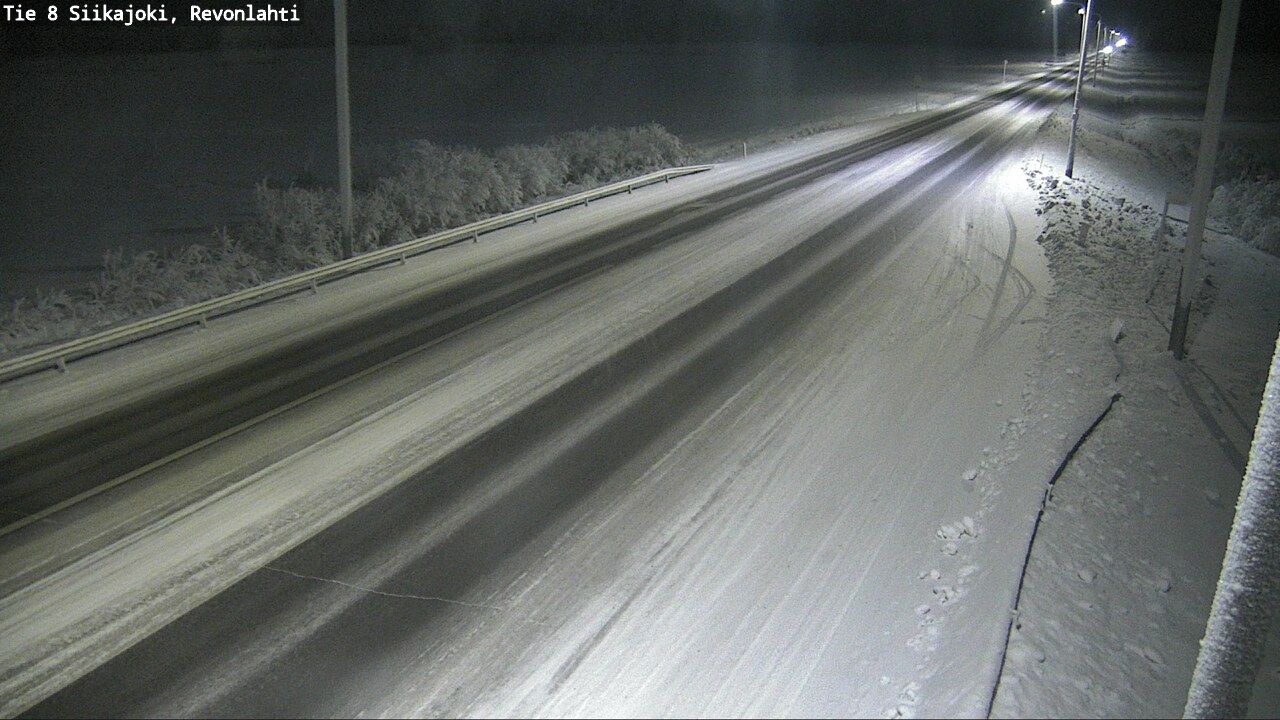 Weather Camera Image Road 8 Siikajoki, Revonlahti, Siikajoki, Pohjois-Pohjanmaa