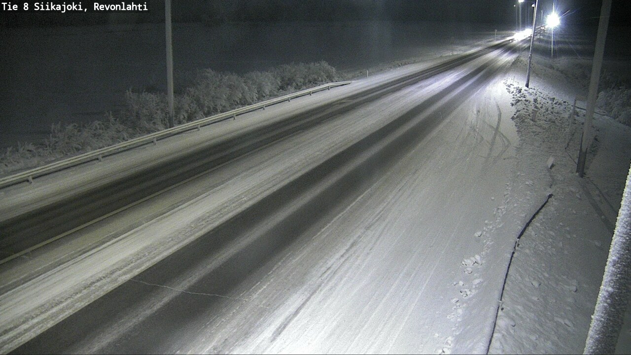 Weather Camera Image Road 8 Siikajoki, Revonlahti, Siikajoki, Pohjois-Pohjanmaa