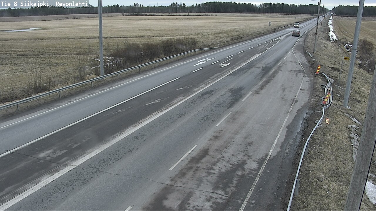 Weather Camera Image Väg 8 Siikajoki, Revolax, Siikajoki, Pohjois-Pohjanmaa