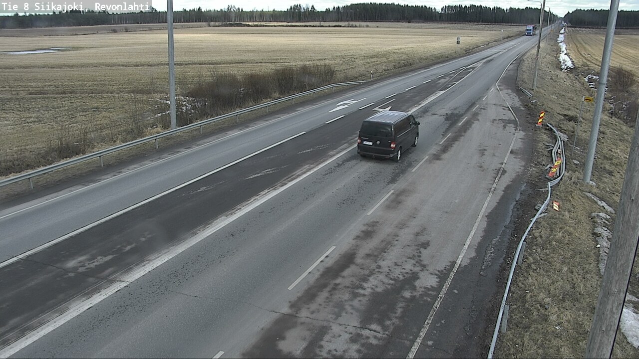 Weather Camera Image Väg 8 Siikajoki, Revolax, Siikajoki, Pohjois-Pohjanmaa
