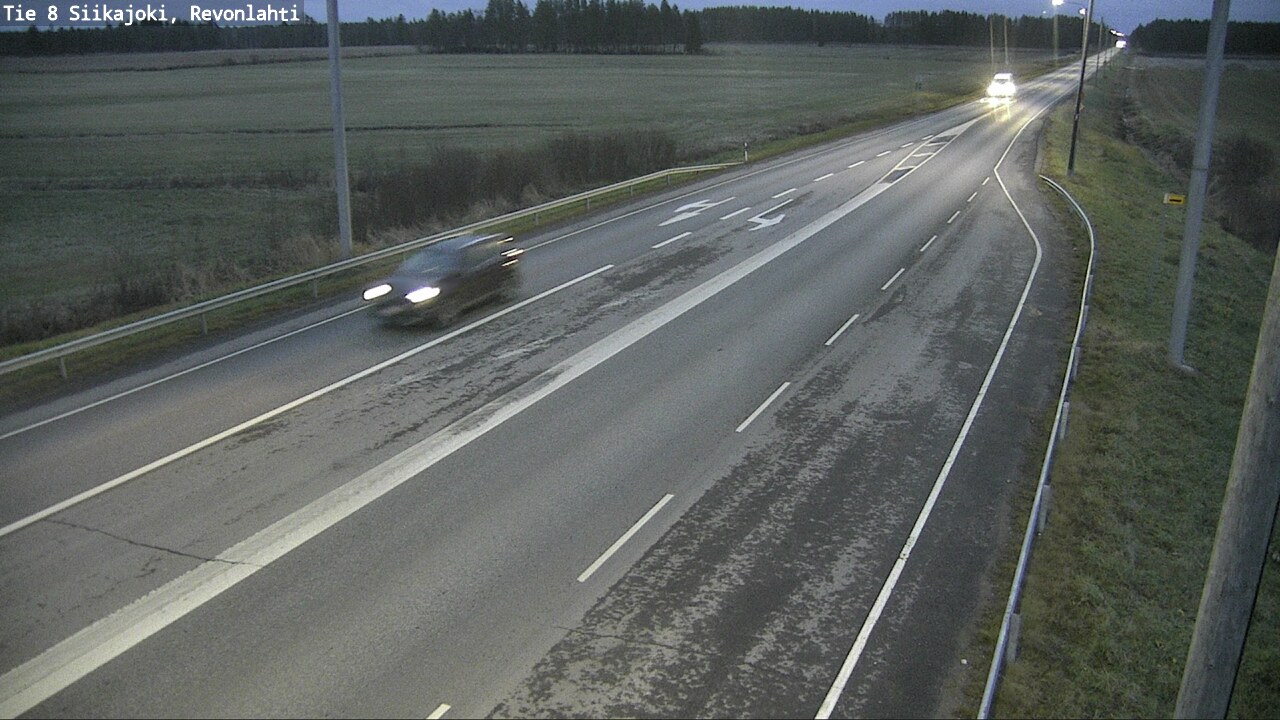 Kelikamerat Kuva Tie 8 Siikajoki, Revonlahti, Siikajoki, Pohjois-Pohjanmaa