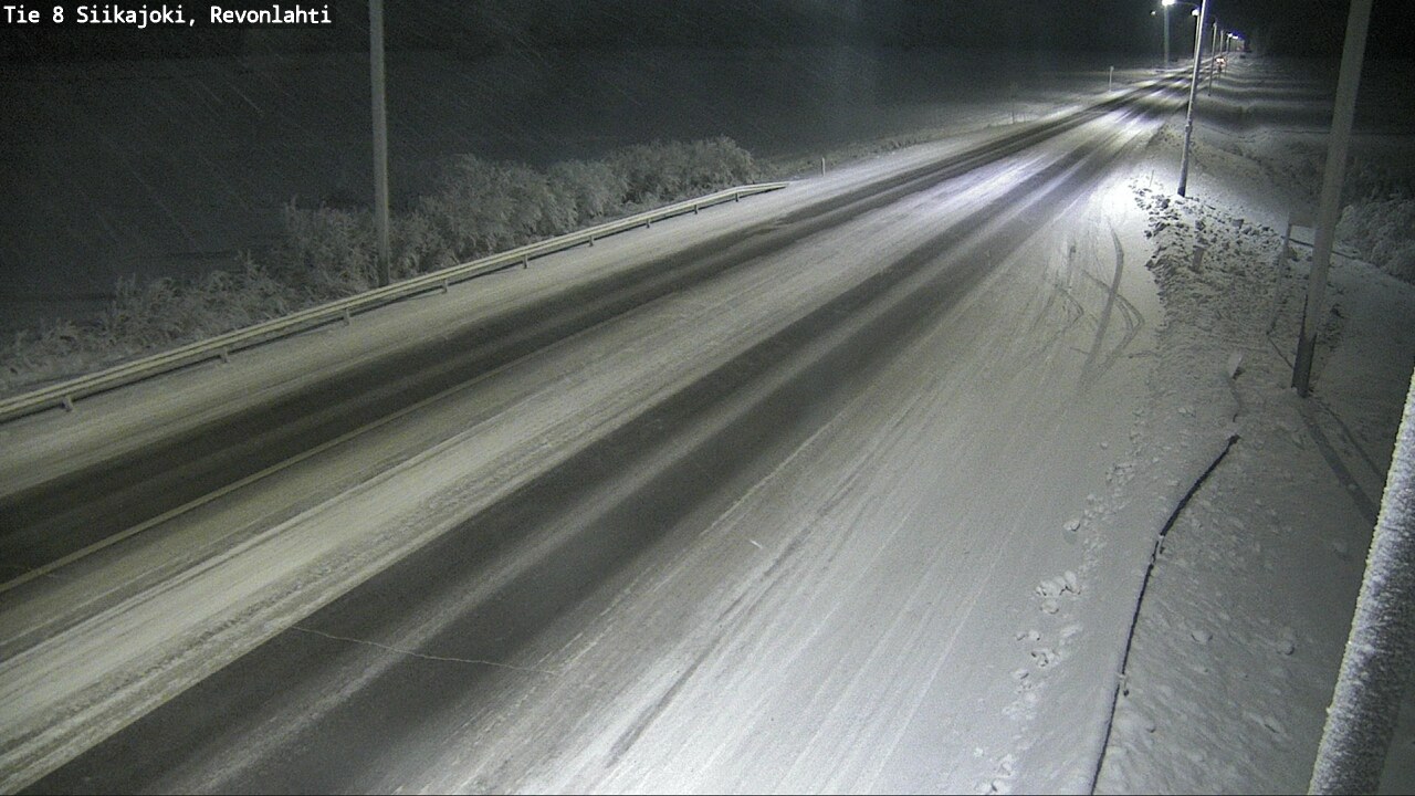 Weather Camera Image Road 8 Siikajoki, Revonlahti, Siikajoki, Pohjois-Pohjanmaa