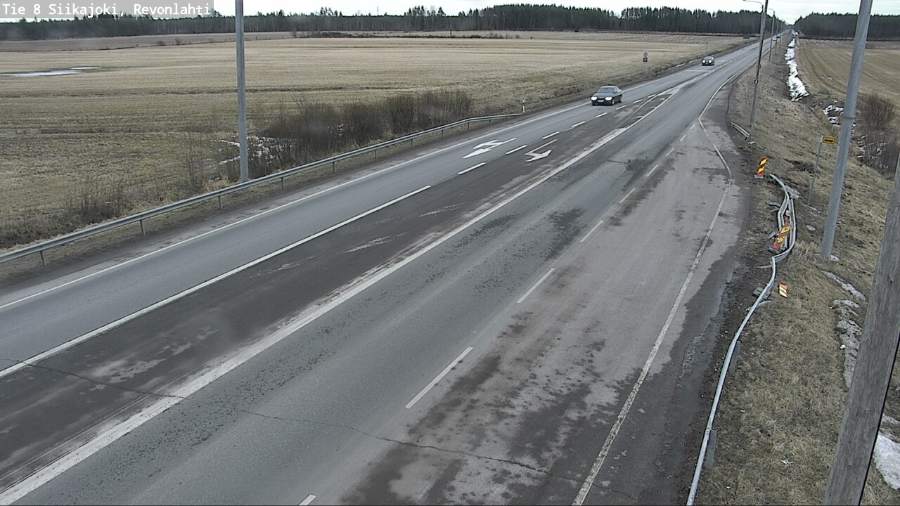 Weather Camera Image Väg 8 Siikajoki, Revolax, Siikajoki, Pohjois-Pohjanmaa