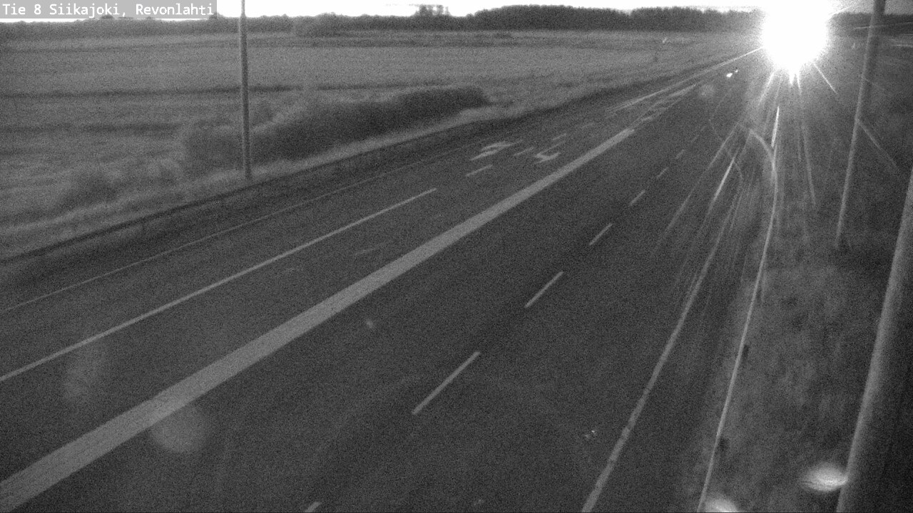 Weather Camera Image Road 8 Siikajoki, Revonlahti, Siikajoki, Pohjois-Pohjanmaa