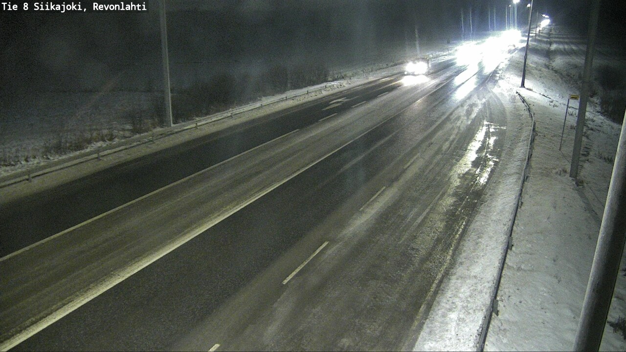 Weather Camera Image Väg 8 Siikajoki, Revolax, Siikajoki, Pohjois-Pohjanmaa