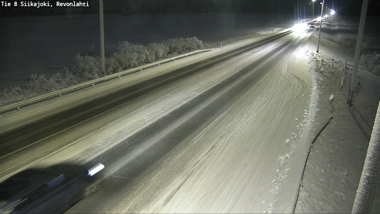 Weather Camera Image Road 8 Siikajoki, Revonlahti, Siikajoki, Pohjois-Pohjanmaa
