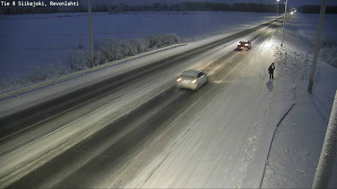 Kelikamerat Kuva Tie 8 Siikajoki, Revonlahti, Siikajoki, Pohjois-Pohjanmaa