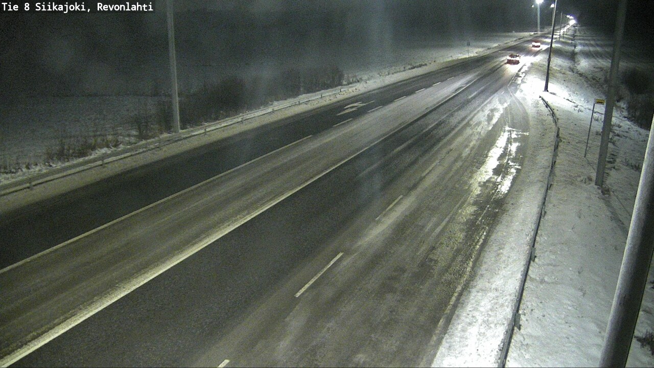 Weather Camera Image Väg 8 Siikajoki, Revolax, Siikajoki, Pohjois-Pohjanmaa