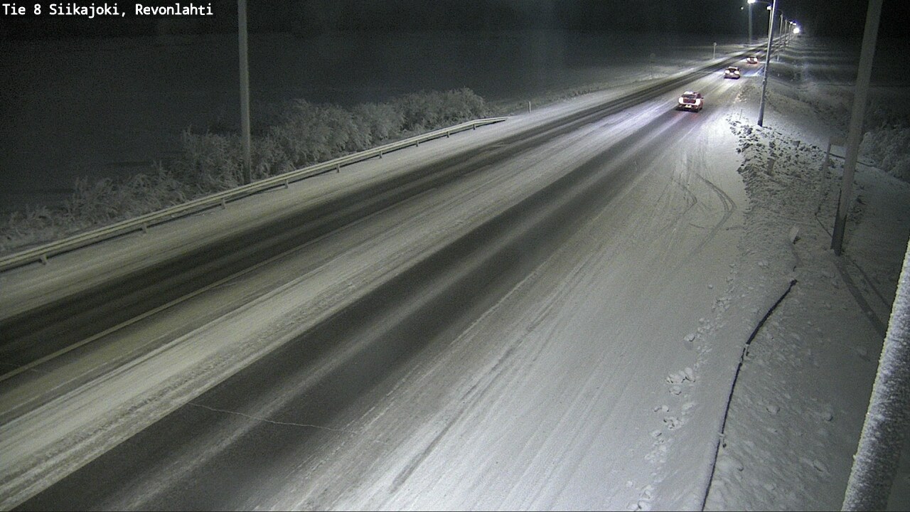 Weather Camera Image Road 8 Siikajoki, Revonlahti, Siikajoki, Pohjois-Pohjanmaa