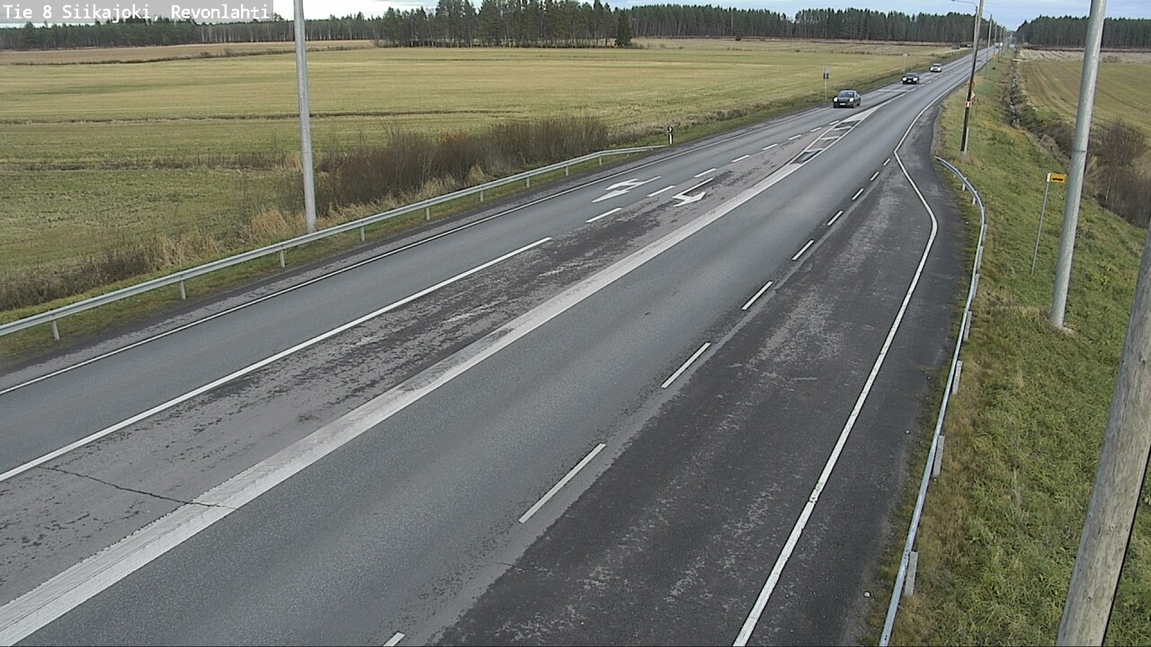 Kelikamerat Kuva Tie 8 Siikajoki, Revonlahti, Siikajoki, Pohjois-Pohjanmaa