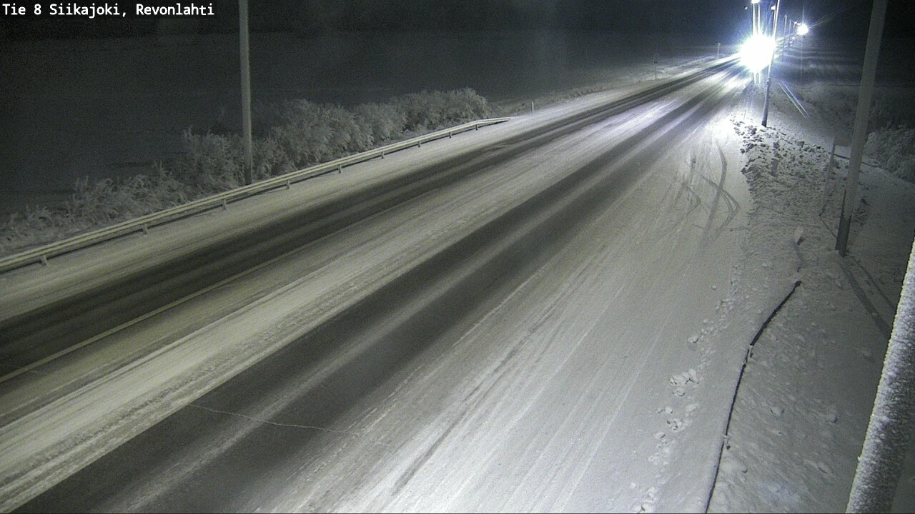 Weather Camera Image Road 8 Siikajoki, Revonlahti, Siikajoki, Pohjois-Pohjanmaa
