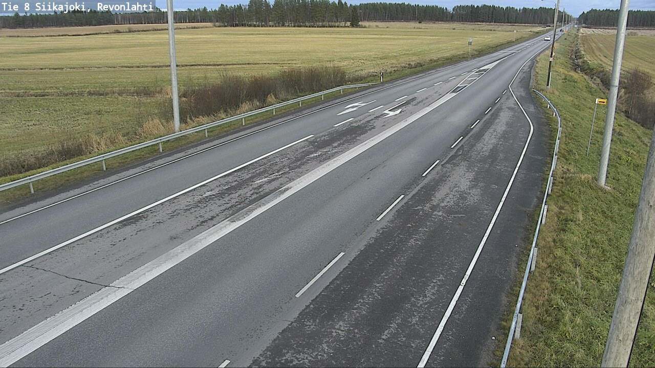 Kelikamerat Kuva Tie 8 Siikajoki, Revonlahti, Siikajoki, Pohjois-Pohjanmaa