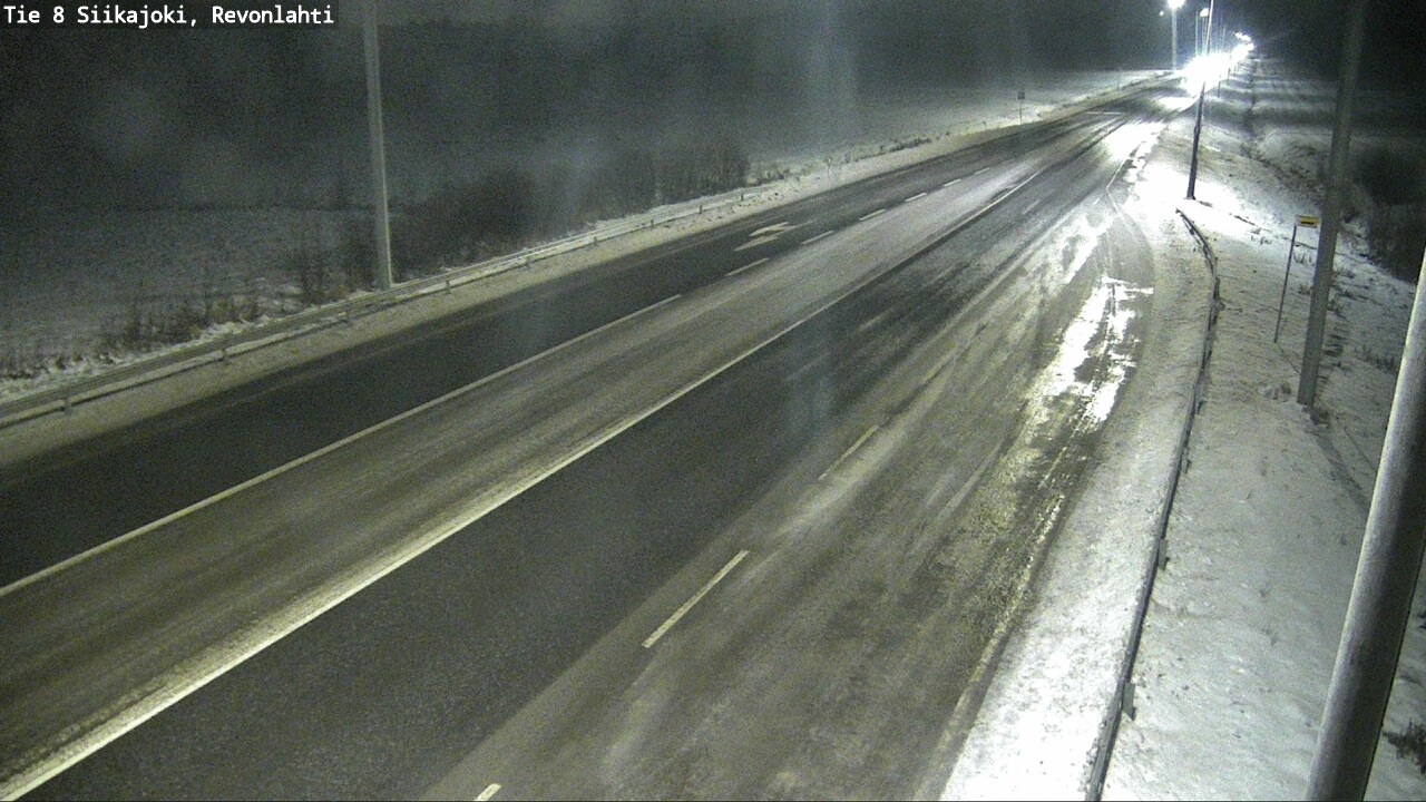 Weather Camera Image Väg 8 Siikajoki, Revolax, Siikajoki, Pohjois-Pohjanmaa