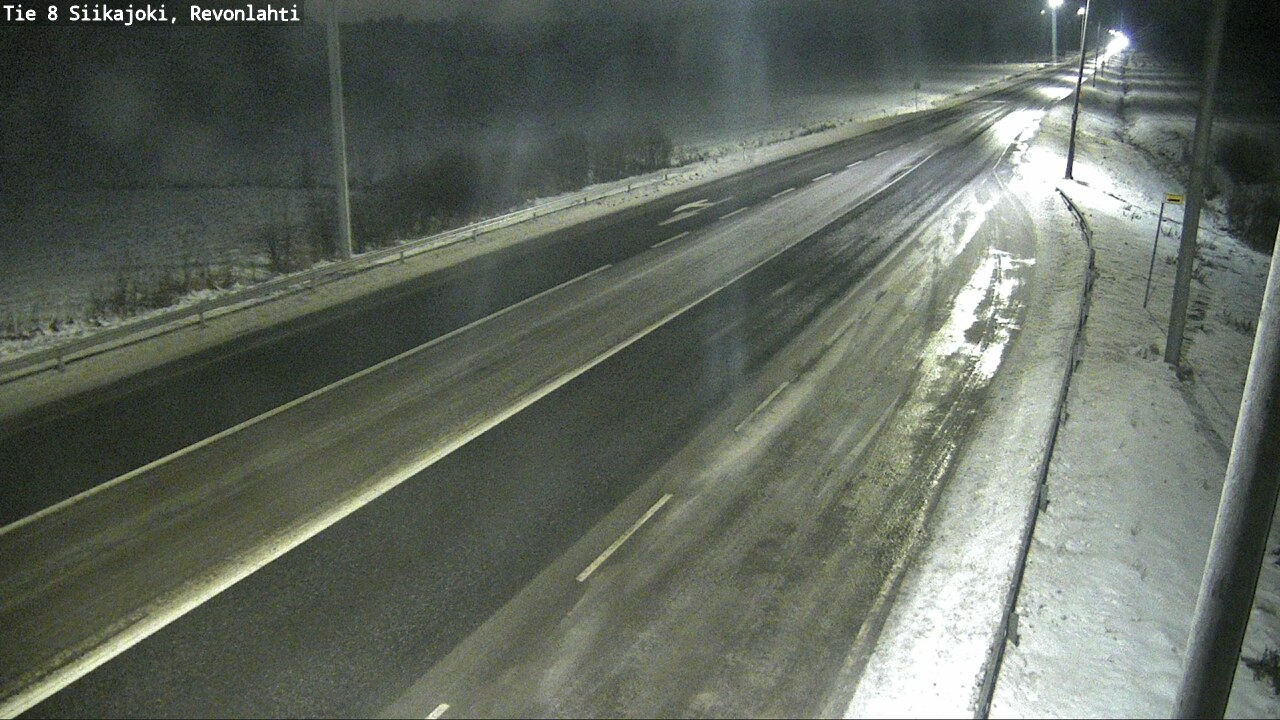 Weather Camera Image Väg 8 Siikajoki, Revolax, Siikajoki, Pohjois-Pohjanmaa
