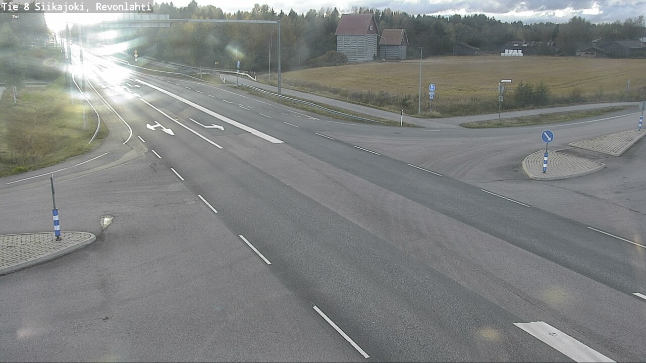 Kelikamerat Kuva Tie 8 Siikajoki, Revonlahti, Siikajoki, Pohjois-Pohjanmaa