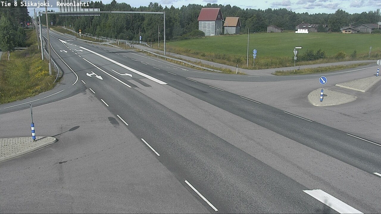 Weather Camera Image Väg 8 Siikajoki, Revolax, Siikajoki, Pohjois-Pohjanmaa