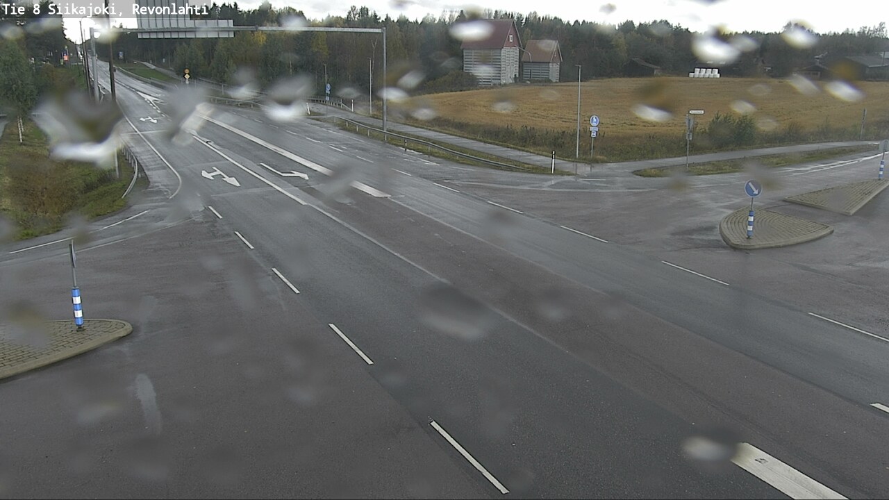 Weather Camera Image Road 8 Siikajoki, Revonlahti, Siikajoki, Pohjois-Pohjanmaa