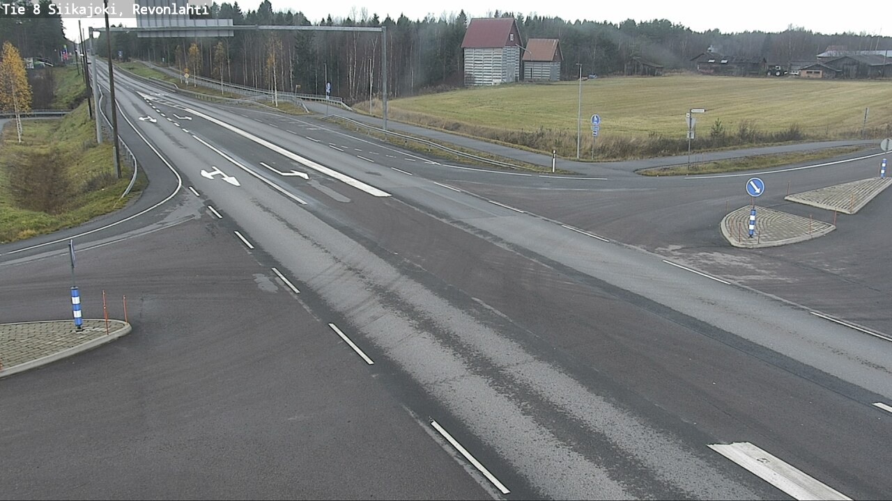 Kelikamerat Kuva Tie 8 Siikajoki, Revonlahti, Siikajoki, Pohjois-Pohjanmaa