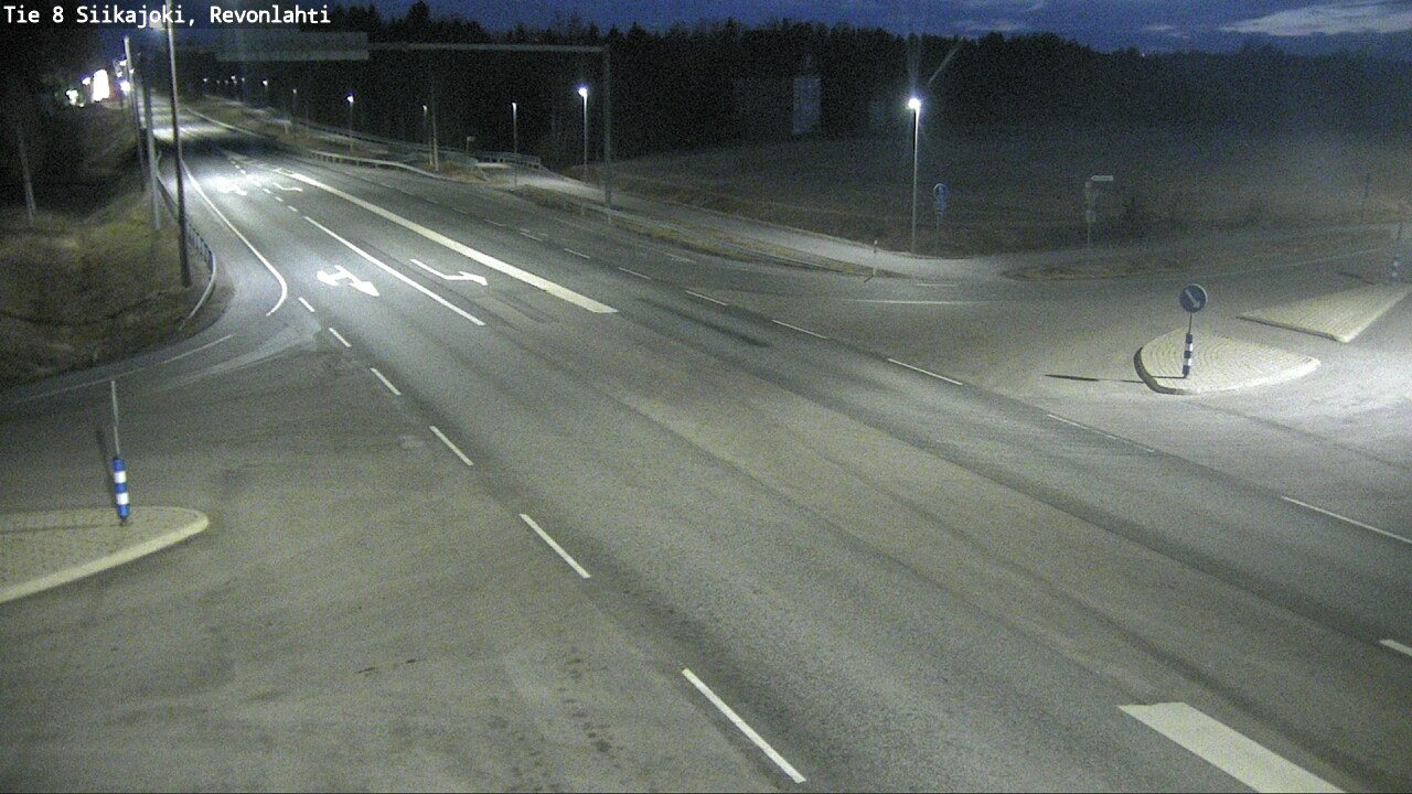 Weather Camera Image Väg 8 Siikajoki, Revolax, Siikajoki, Pohjois-Pohjanmaa