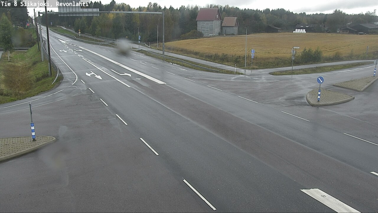 Weather Camera Image Väg 8 Siikajoki, Revolax, Siikajoki, Pohjois-Pohjanmaa