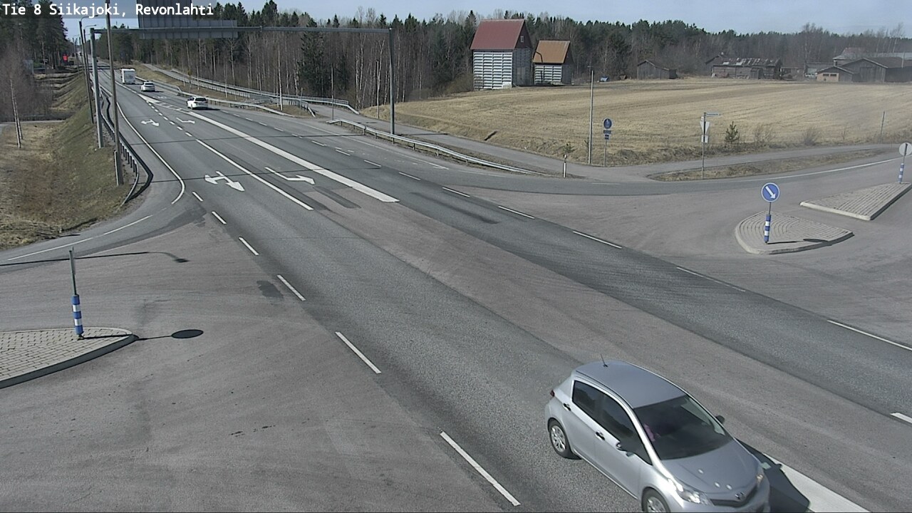 Weather Camera Image Väg 8 Siikajoki, Revolax, Siikajoki, Pohjois-Pohjanmaa