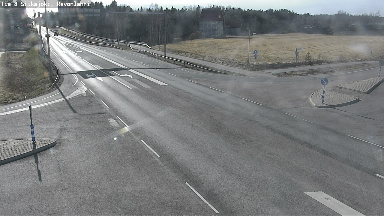 Weather Camera Image Väg 8 Siikajoki, Revolax, Siikajoki, Pohjois-Pohjanmaa