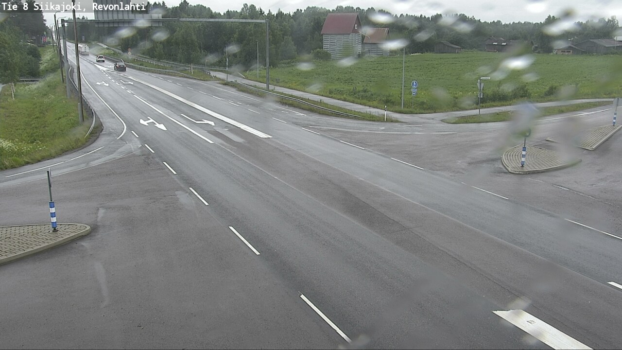 Weather Camera Image Road 8 Siikajoki, Revonlahti, Siikajoki, Pohjois-Pohjanmaa