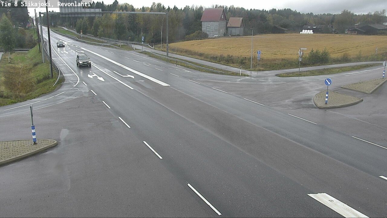 Weather Camera Image Väg 8 Siikajoki, Revolax, Siikajoki, Pohjois-Pohjanmaa